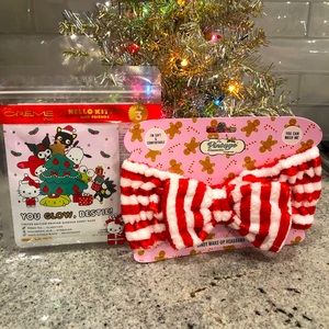💖NWT💖The Creme Shop x Hello Kitty Printed Essence Sheet Masks & Headband